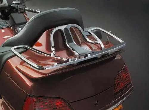 Мотоцикл хромированный алюминиевый багажник багажная стойка для Honda Goldwing GL1800 2001- мотоцикл крест Багажник кронштейн