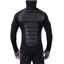 Muscle Brother, хлопковая стеганая одежда, Зимний стиль, толстый спортивный тренировочный костюм, Мужская Короткая Повседневная хлопковая стеганая куртка с капюшоном