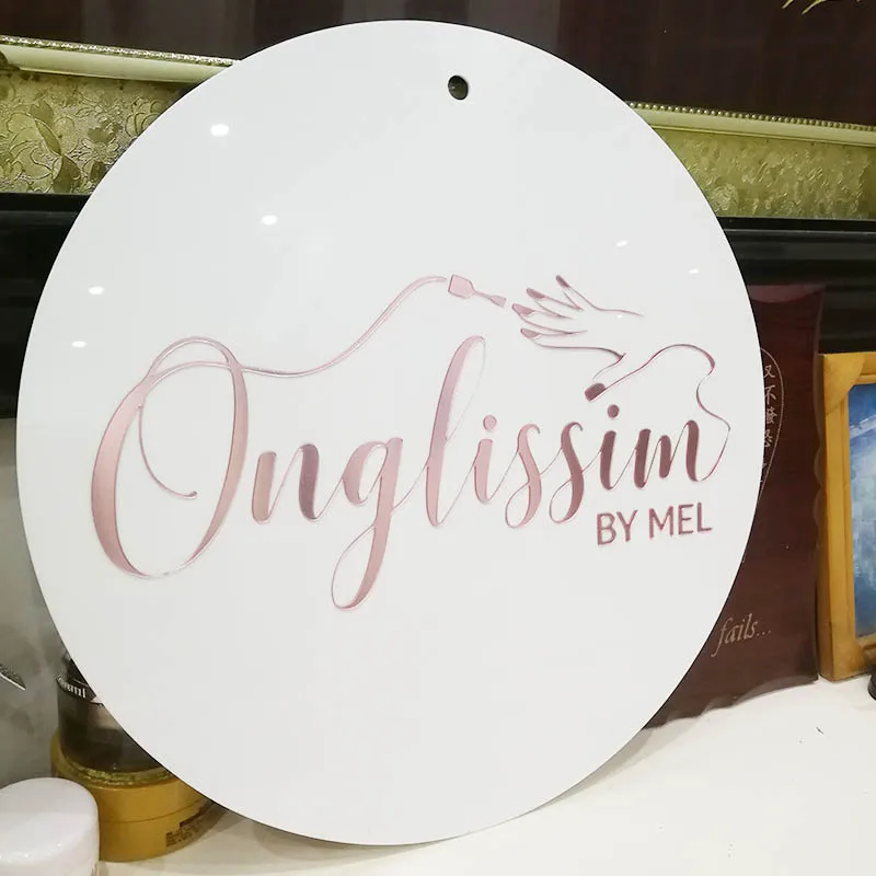 Store Name Mirror Acrylic Letters Personalized Shop Welcome Guests Word Sign Party Decor Favor