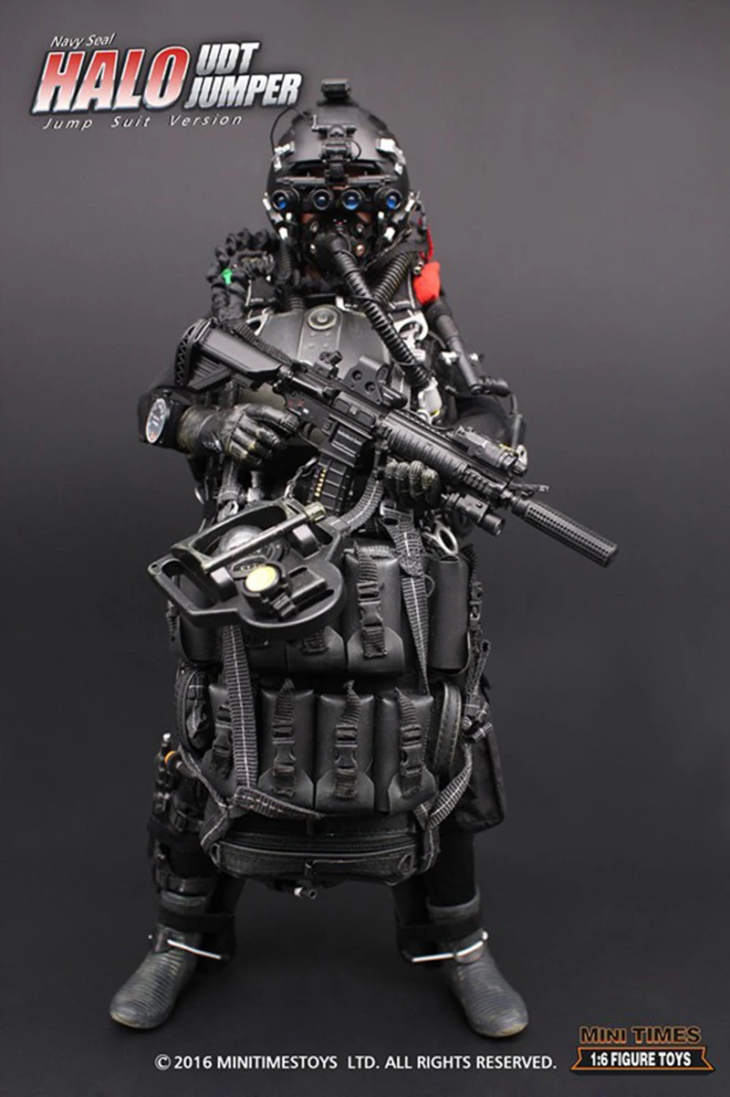 Мини-игрушки M004 M005 M010 M011 M012 M013 M014 1/6 темно-синий США уплотнение HALO UDT джемпер полный набор коллекционные игрушки подарок
