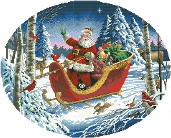 

Cross Stitch Set Chinese Cross-stitch Kit Embroidery Needlework Craft Packages Cotton Fabric Floss New Designs EmbroideryRW858