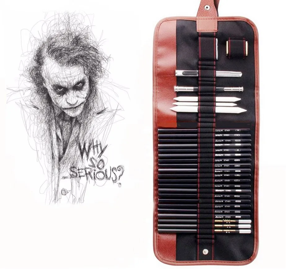 sketch set Полный спектр наборы эскизов-это необходимые профессиональные инструменты и товары для рукоделия для студентов, начинающих и художников - Цвет: sketch set