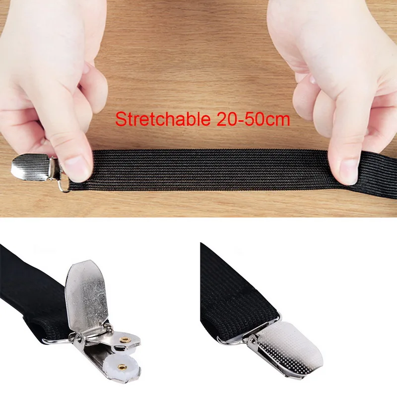 Простыня 4 шт./компл. эластичная простыня крепкая клипса Регулируемая Кровать