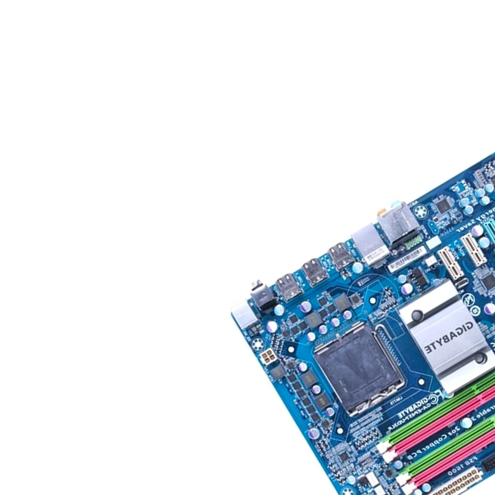 Gigabyte GA-EP45-DS3L рабочего Материнская плата EP45-DS3L P45 LGA 775 Core 2 DDR2 8 Гб SATA2 USB2.0 блок питания ATX