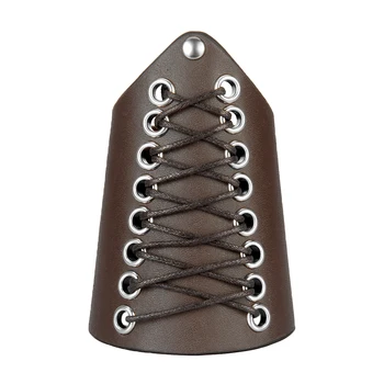 

PU Leather Laces Wristband Unisex Protective Arm Guard Sports Punk Clothing Fashion Bangle