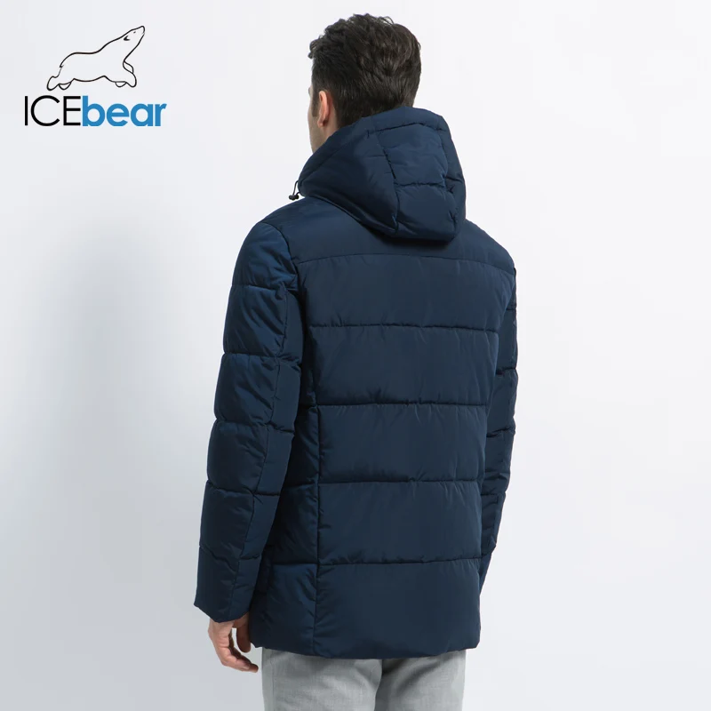 ICEbear2019 Новые мужские зимние пальто высокого качества Мужская куртка Модная
