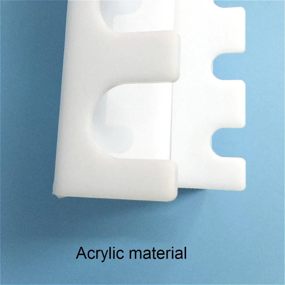 Акриловая подставка для пипеток белый держатель из плексигласа z образная стойка