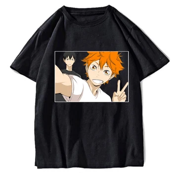 

2020 Janpanese Anime Haikyuu unisex T Shirt Summer Graphic Tees Printed T-shirt Summer Funny Tops