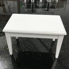 5 шт. деревянный комплект из стола и стула мини кукольная мебель модель для 1/12 кукольный домик игровой дом игрушки YH-17