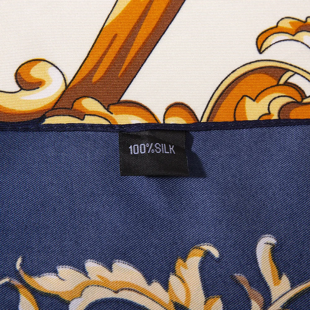 High Quality Matagorda New 130-130cm Circle Angel Flower Woman Scarf Silk Twill Scarves Winter Scarf Shawl Hijab Scarf