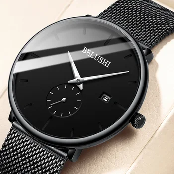 

2020 Men Watches Famous Luxury Brand Man Clock Steel Watch Men Business Classic Quartz Male Wrist Watch Men's Wristwatches