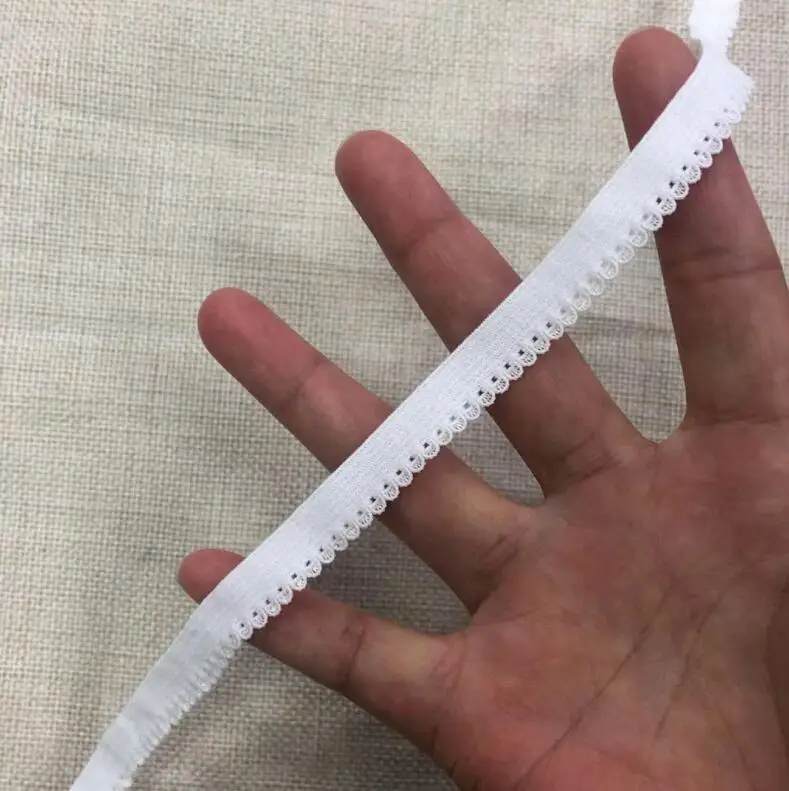 Stretch Elastic Lace Ribbon 10 Meters 9mm for Lingerie Underwear Sewing lace fabric,lace ribbon,lace garment accessories,lace sewing supplies,lace accessories,lace sewing accessories