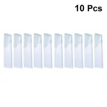  10 PCS Reusable DIY Silicone Casting Mould Bookmark Mold Making Handiwork Craft Epoxy Resin Jewelry Mould Mold 
