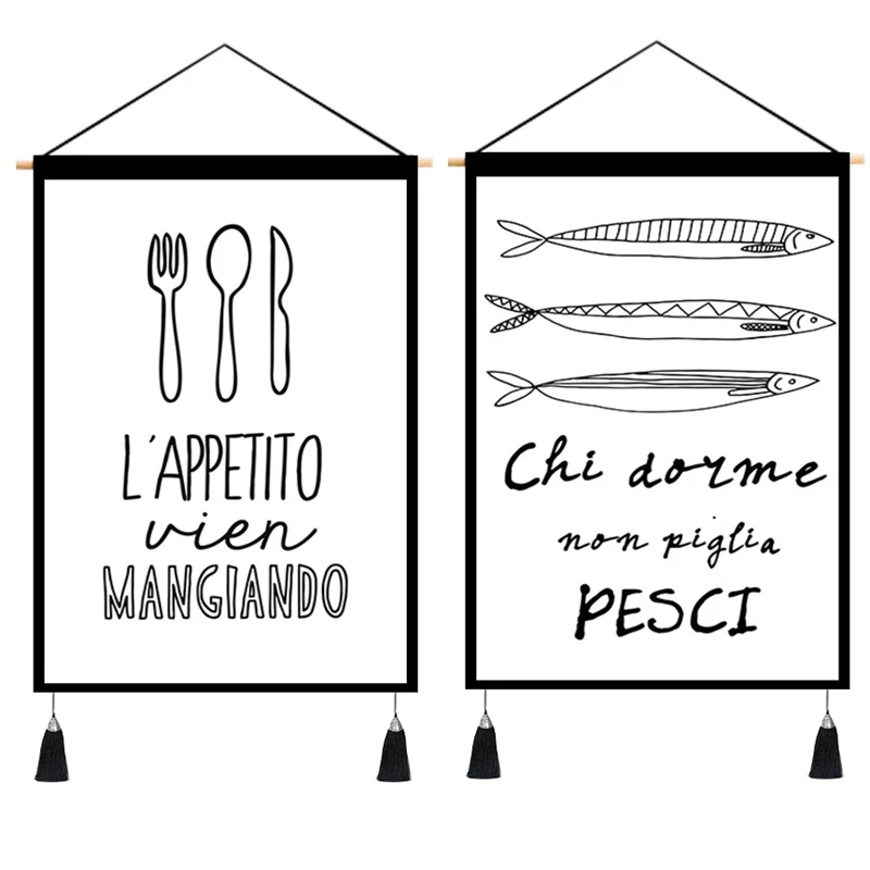 

Hanging Cloth Nordic Room Bedside Arrangement Painting Meter Box Tapestry Fabric Decoration Style C