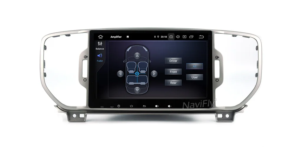Perfect android9.0 Quad Core car dvd MUltimedia player for KIA sportage 2016 2017 KX5 gps navigation 1 din car stereo head unit 16