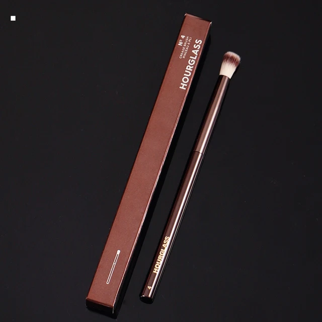 HOURGLASS Full Set Of Makeup Brushes Blush Powder Foundation Contour Eye Shadow Concealer EyeLiner Smudger Metal Handle Brushes 4