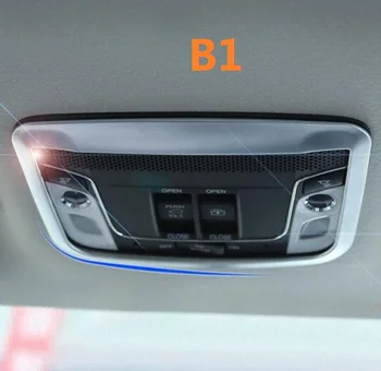 

for HRV HR-V VEZEL Car Front Rear Reading Lampshade Read Light Panel Cover Trim Car Styling Accessories ABS Chrome for Honda