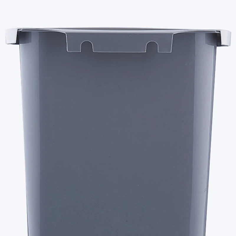 Promotion! Kitchen Hanging Trash Can Door Bathroom Without Cover Household Plastic Bucket Bedside Storage Bucket White Plastic
