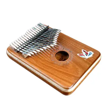 

Tone C 17 Keys Finger Thumb Piano Kalimbas Mbira African Mahogany Finger Thumb Piano Wooden Keyboard Musical Instrument
