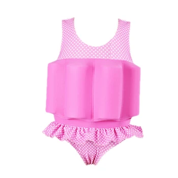 

SEWS-Floating Swimming Suit with Buoyancy Sticks Detachable Girls Floating Training Bathing Suit Swimsuit Infant Swimwear