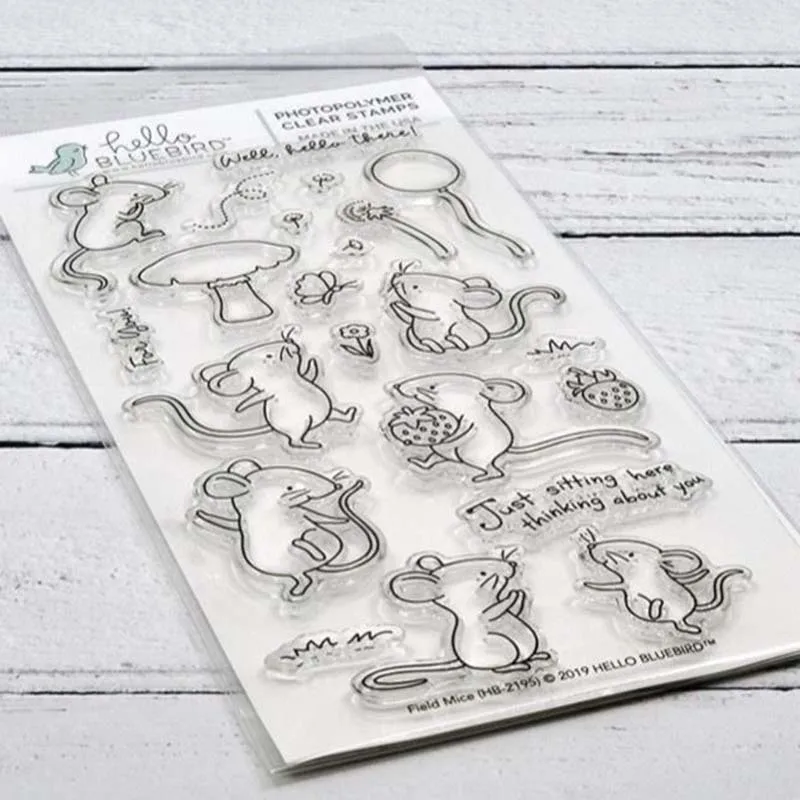 new christmas metal cutting dies stencils for scrapbooking photo card making mouse clear stamp and dies set handmade craft