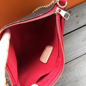 

Women's Luxury Designer Print Splice Multicolor Zip Baguette Bag Shoulder Bag Clutch Purse Handbags Crossbody Bag 23cm