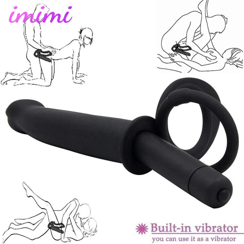 Anal Beads Butt Plug Vibrator Double Penetration Strapon Dildo Vibrator G Spot Clitoris Stimulator Massger Sex Toys for Men