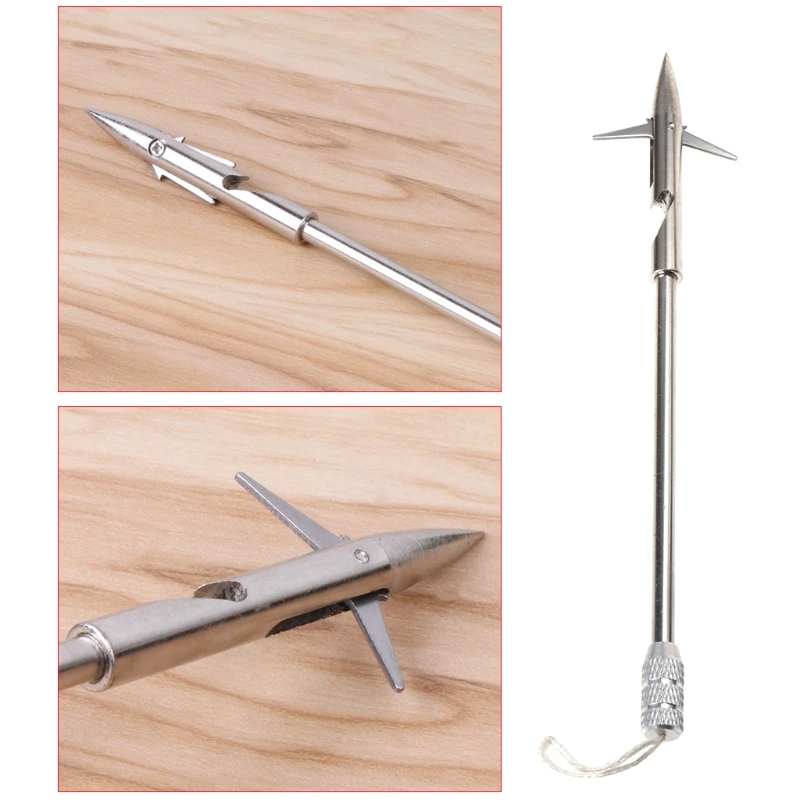Fishing Broadhead Barbs Arrow For Slingshot Catapult Bow Shooting Fish Dart Tips NEW