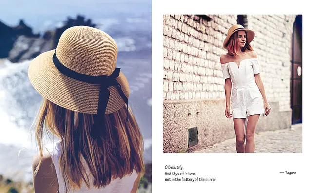 Sun Hat Womens Beach Hats Wide Brim 