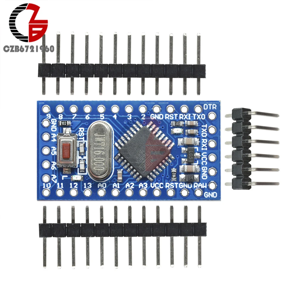 10 шт. Pro мини Atmega168 мини ATMEGA168 кварцевый генератор совета Модуль 16 м 5 В для Arduino Nano заменить Atmega328 Лидер продаж