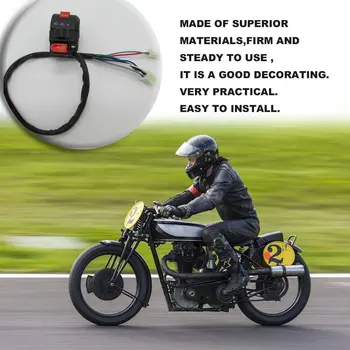 

ATV three function start switch Practical Made Of Superior Materials Firm And Steady To Use Handlebar Left Switch