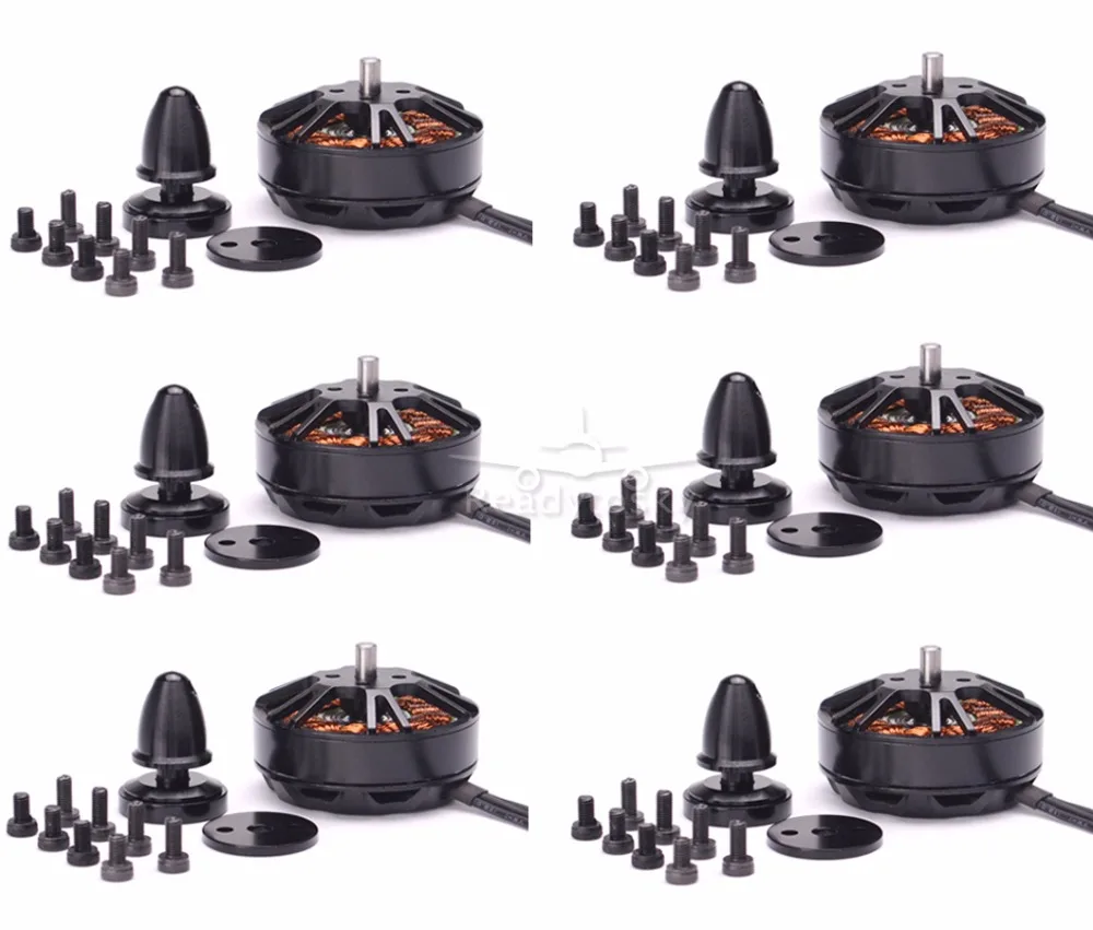 6 шт./лот высокое качество 3508 580kv бесщеточный мотор Поддержка 1245 Пропеллер для FPV