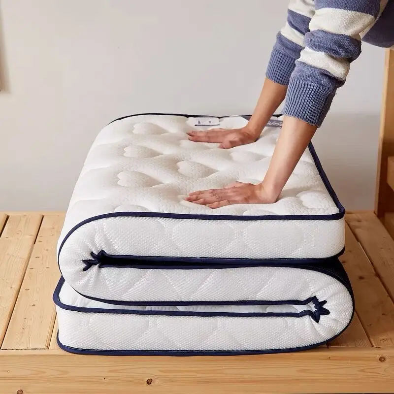 5D Thai latex filling Mattress Floor mat Foldable Slow rebound Tatami Cover Bedspreads 4/7cm thickness King Twin Queen Size latex mattress tatami mattress