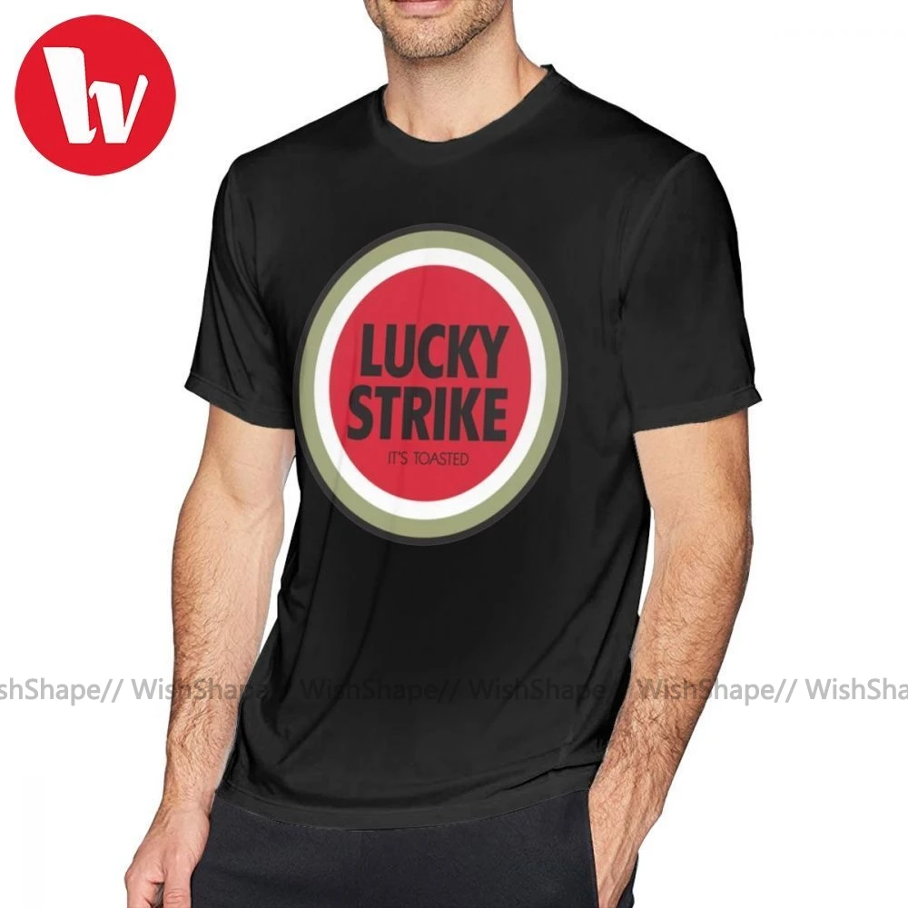 Футболка Troye Sivan футболка Lucky Strike веселого размера плюс Мужская модная хлопковая с