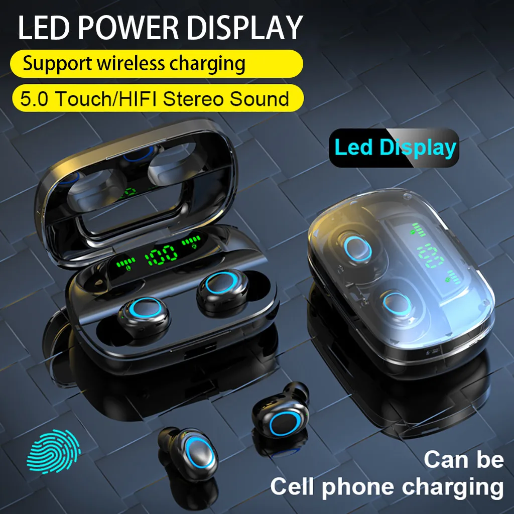 Новые беспроводные наушники F9 Bluetooth 5 0 TWS HIFI мини в ухо Спортивная гарнитура для