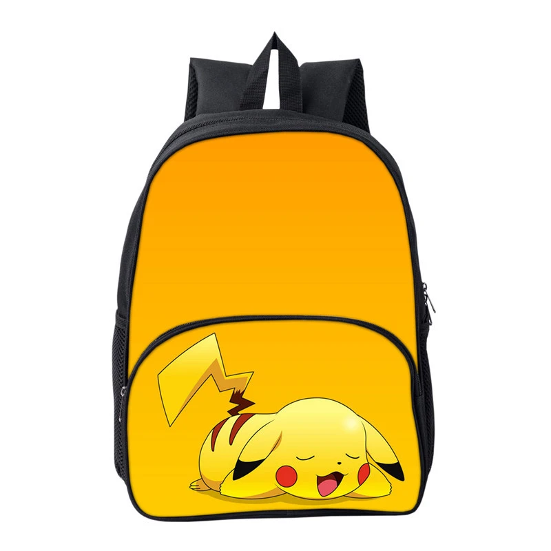 Рюкзак Mochila Pokemon Sac A Dos аниме 3D печать Прекрасный Пикачу холст рюкзак школьные сумки для студентов Bookbag Рюкзак