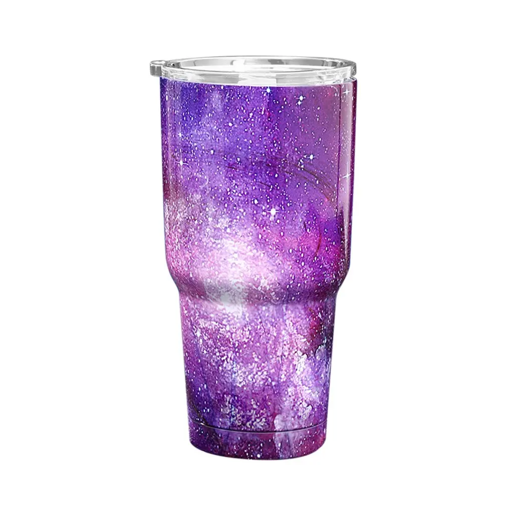 

Portable Size Trendy Starrry Pattern Stainless Steel Tumbler Insulated Cup Starry Sky Coffee Tea Mug for Home Office Drinkware