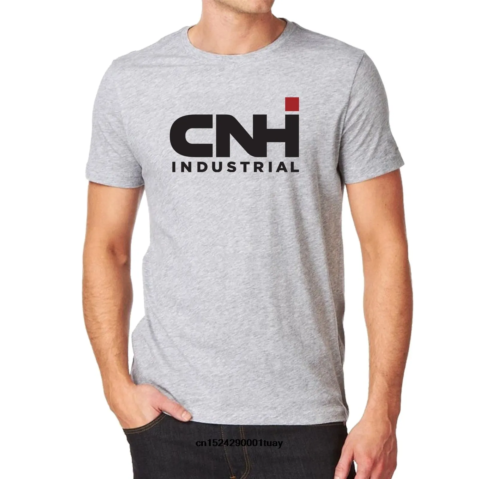 

Mens Cnh Industrial Grey Ih International Harvester New Holland Tractor Harvester Agriculture Farming Equipment Machines T Shirt