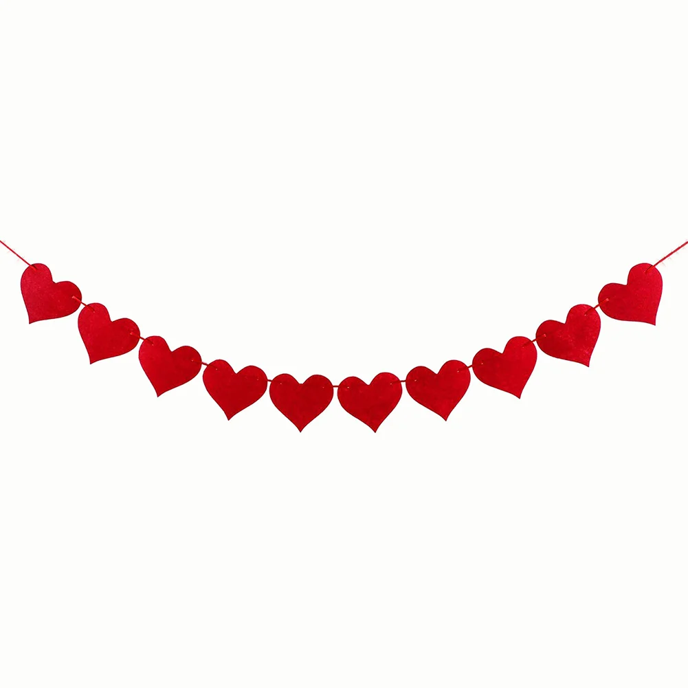 Love 02 Бантинг День Святого Валентина висячие украшения домашние флажки льняной ласточкин хвост любящее сердце вечерние свадебные настенные стринги - Цвет: Love 02