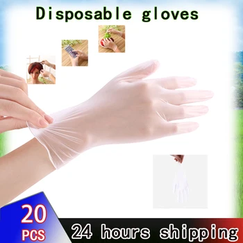 

20pcs Anti infection Protective Gloves Food Grade Waterproof Allergy Free Disposable Work Safety Gloves Glove Mechanic Drop Ship