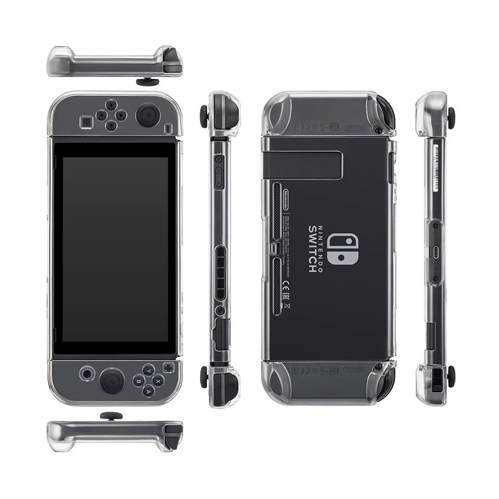 Защитный корпус под стекло Прозрачный чехол для ПК для Nintendo Switch NS NX чехол жесткий прозрачный чехол для задней крышки оболочка для nyd аксессуары