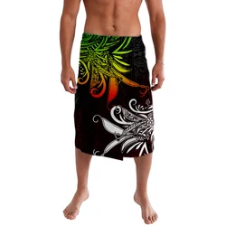 Polynesian Island Design Tonga Thoreau Fashion Royal Blue Color Customize Pattern Personality Bonfire Party Costumes ie faitaga