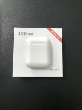 

i20 I20 tws original real 1:1 size Bluetooth 5.0 headset 6D bass Wireless Earphone PK i100 i30 tws