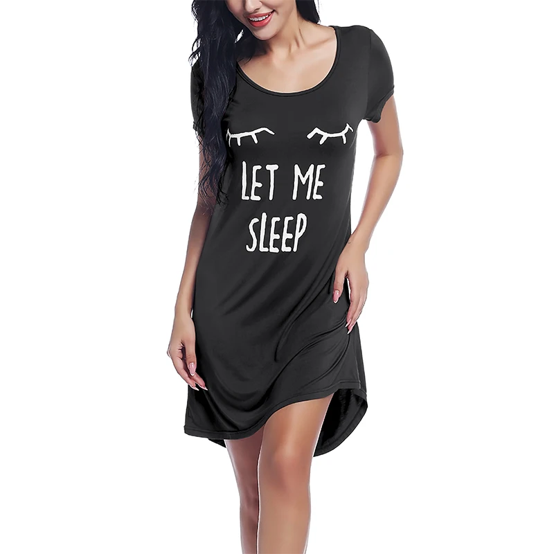 Summer Night Dress Women Nightgown Sexy 