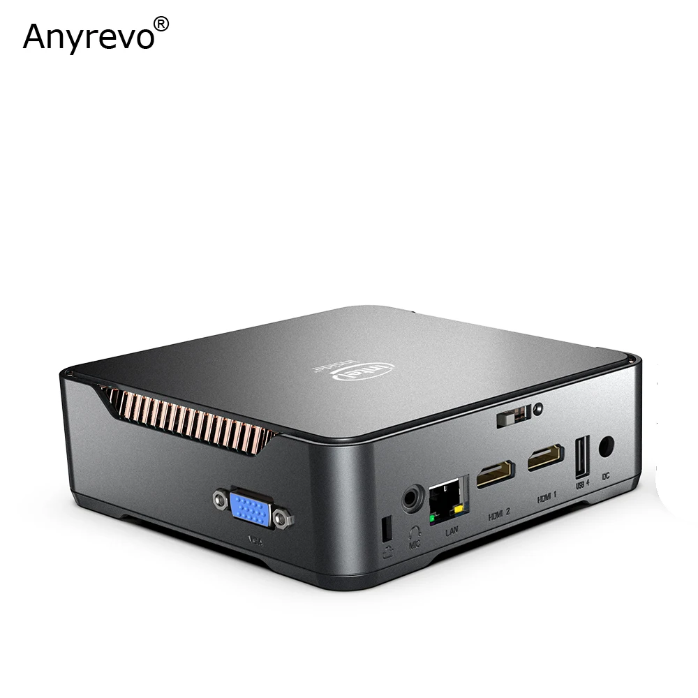 Мини-ПК 4K 4 ядра Intel Celeron J3455 Windows 10 + 6/8/64/128/256/512 ГБ | Компьютеры и офис