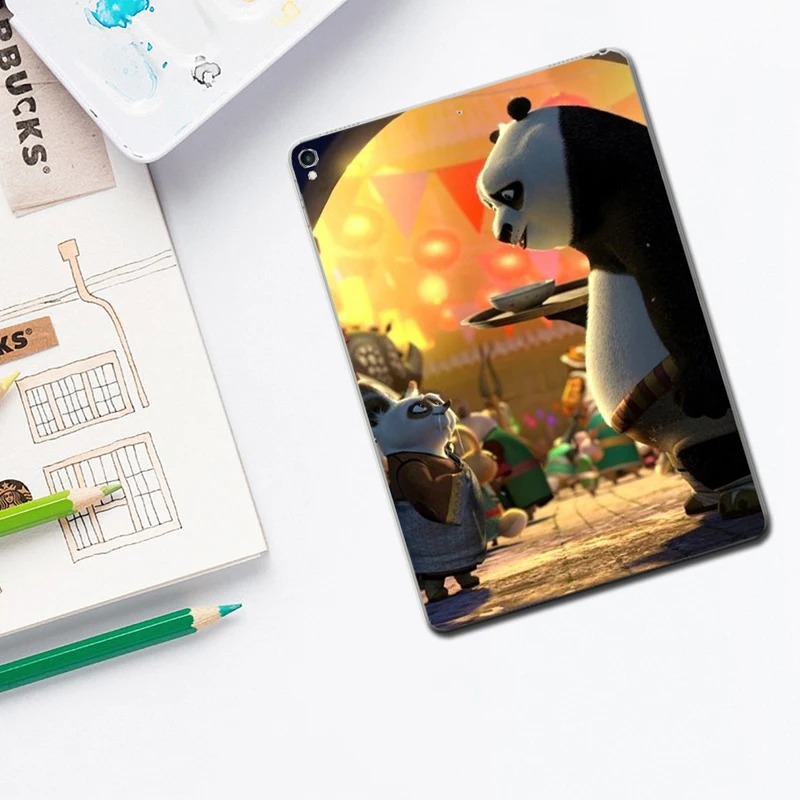 C1 na pan xiong mao Окрашенные планшеты чехол для i Pad для детей 2, 3, 4, 6, iPad Air 1 2 Новинка года i Pad 9,7 ''модель A1822 A1823 A1566 A1567 A1474 A1475 A1476 крышка - Цвет: C1 na pan xiong mao