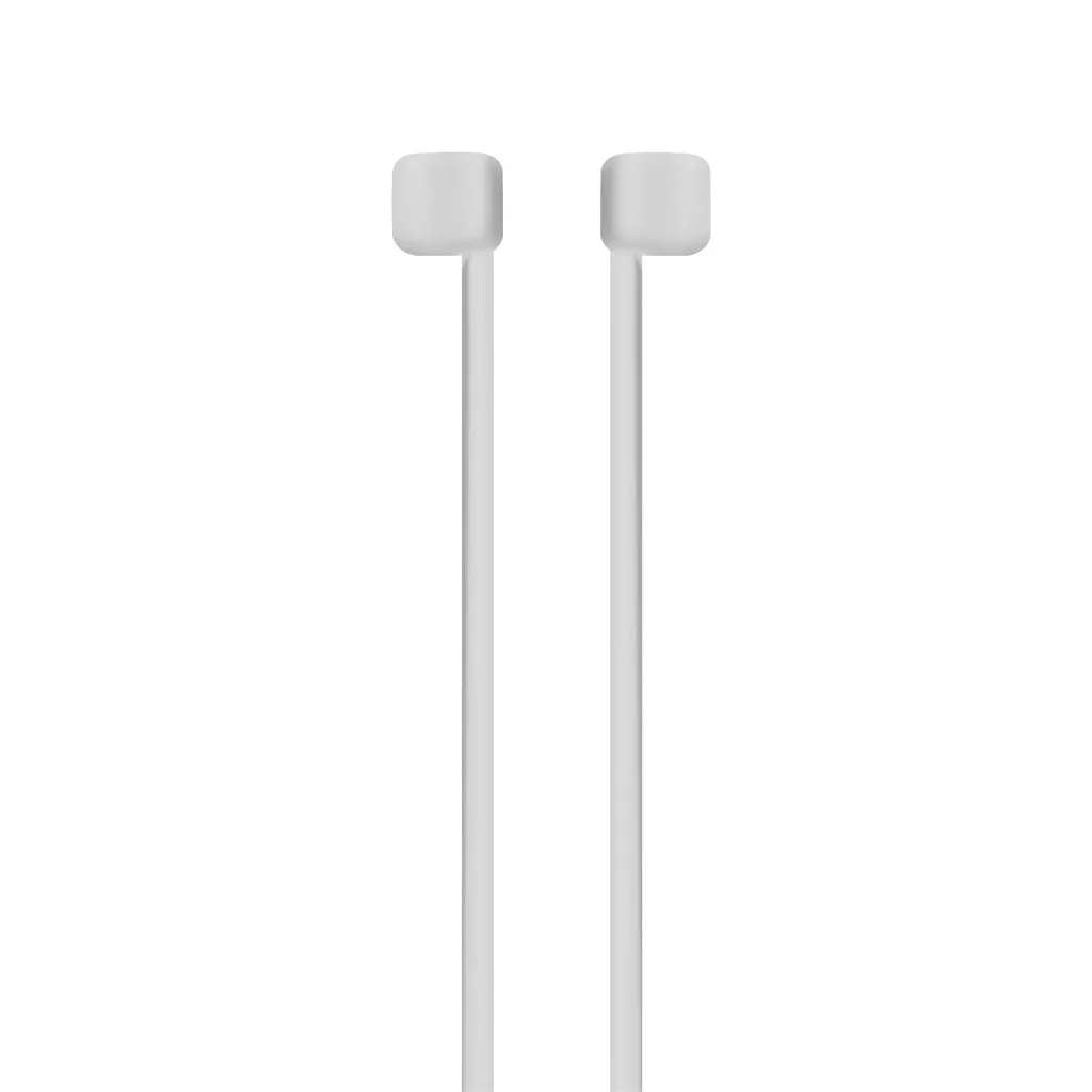 VOBERRY, портативный аксессуар для гарнитуры, набор для Airpods 2& 1, чехол для зарядки, силиконовый защитный чехол и брелок с помпоном, ремешок 829#2