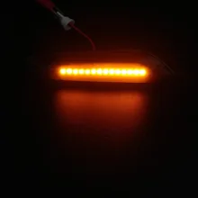 

Waterproof LED Turn Signal 1Pair Smoke Lens For BMW E60 E61 E90 E91 E81 E82 E88 E46 X3 X1 Blinker LED Side Light Dynamic Flowing