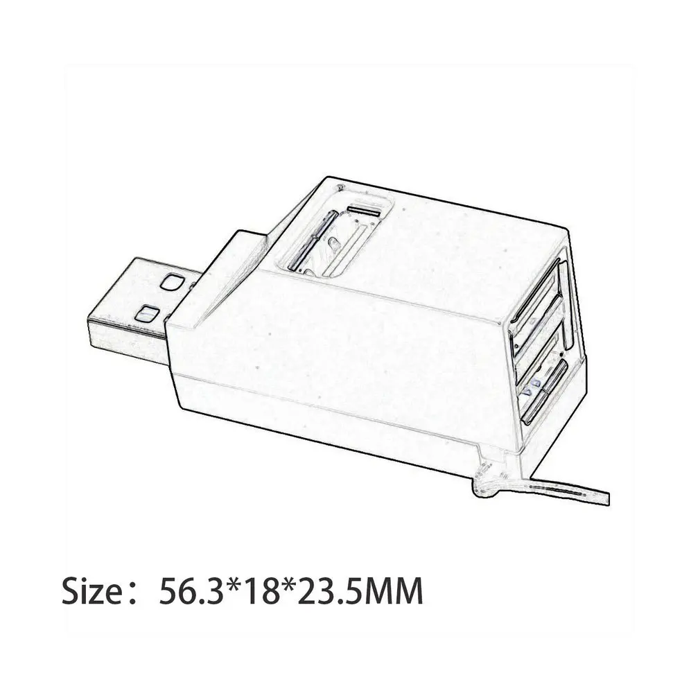 Мини USB 2,0/3,0 Hi-speed с несколькими usb-портами концентратор сплиттер концентратор адаптер для ПК компьютера для портативных жестких дисков