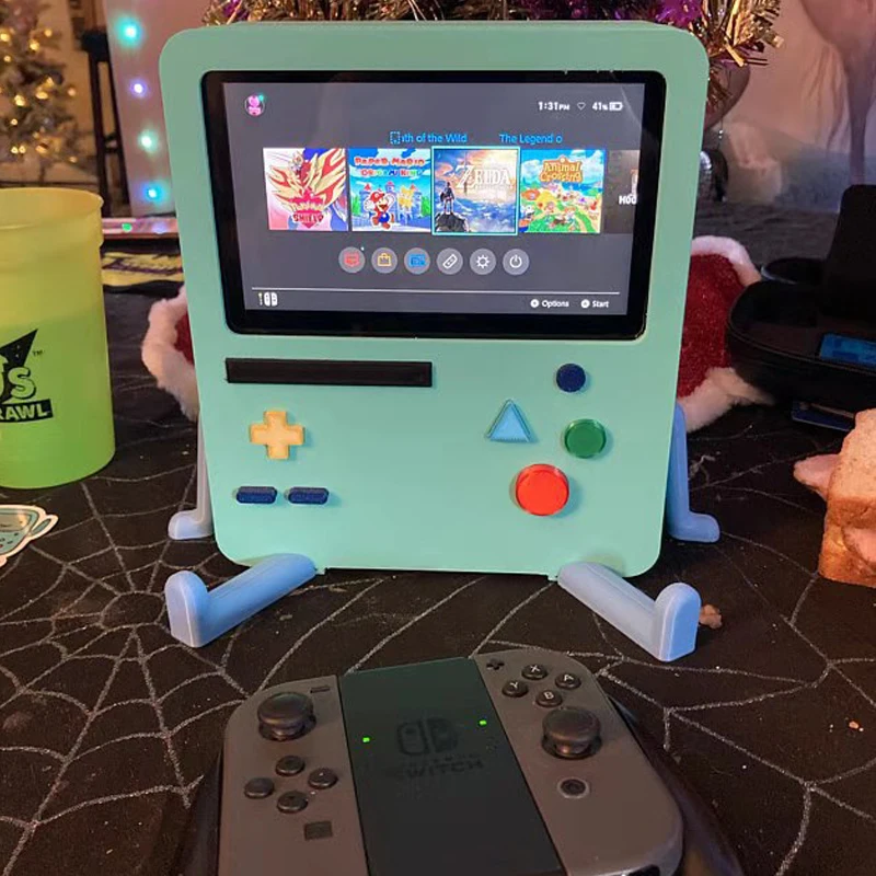 Кронштейн для игровой консоли Switch милый мультяшный Многоцветный силиконовый